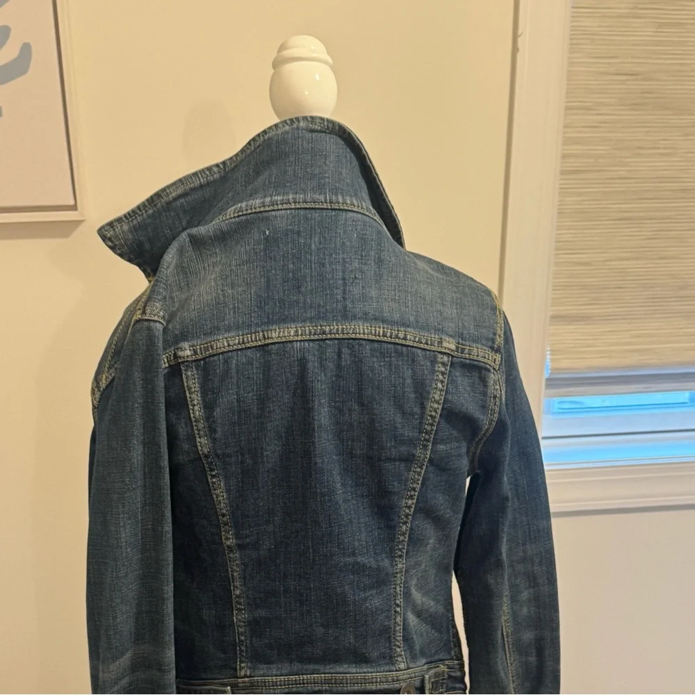 Anthropologie Blue Jean Jacket - Picture 2 of 3
